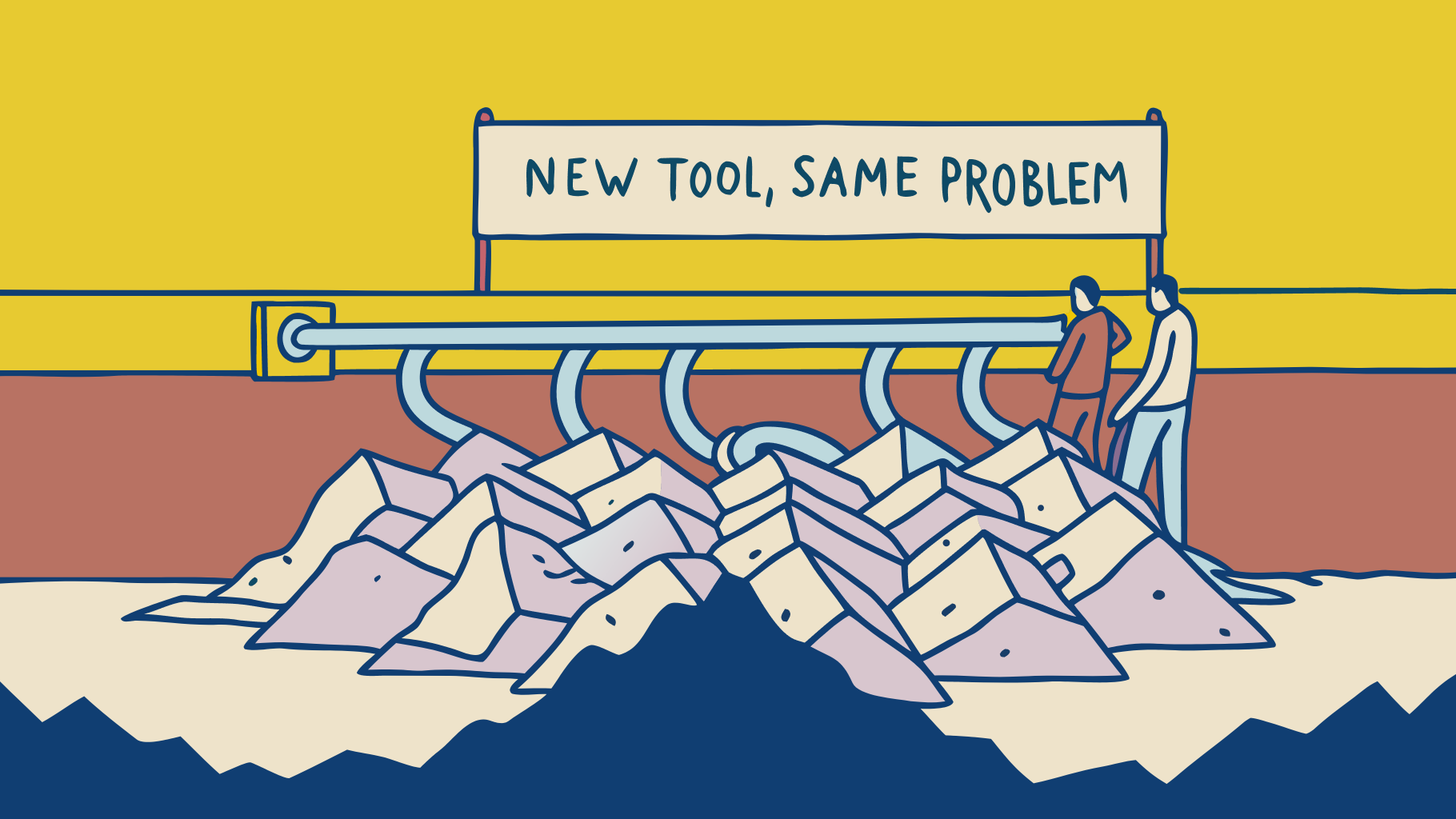 Two for One: Jedes neue Tool erbt den alten Engpass